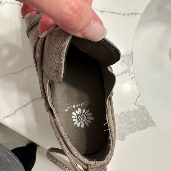 Taupe Suede Sneakers - Picture 5 of 7